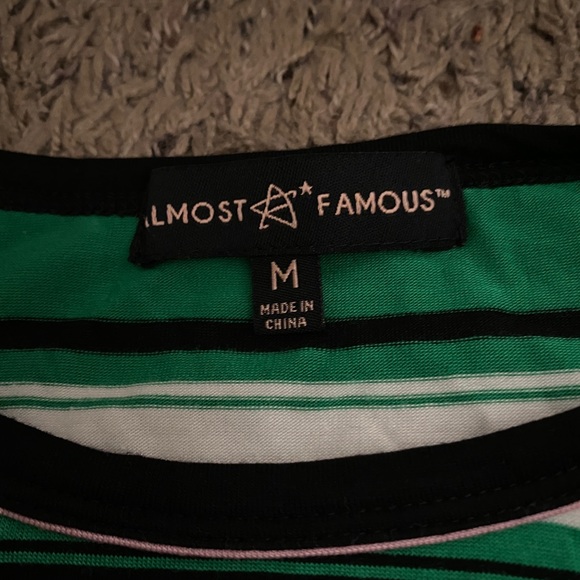 green striped shirt. SUPER SOFT - Picture 4 of 4